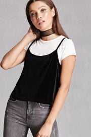 Velvet twofer top at Forever 21